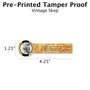 Pre Printed Tamper Proof Labels (roll of 250) Blue Sky Bee Supply