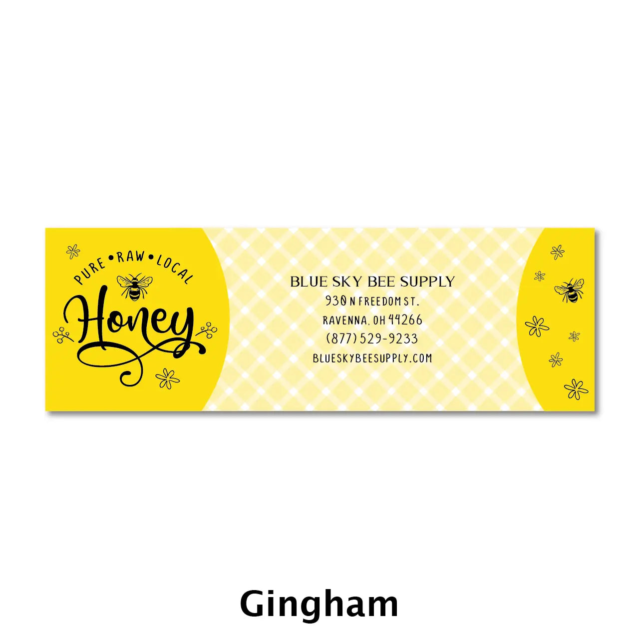 Customizable Vinyl Banner [HFS-CSBAN] Blue Sky Bee Supply