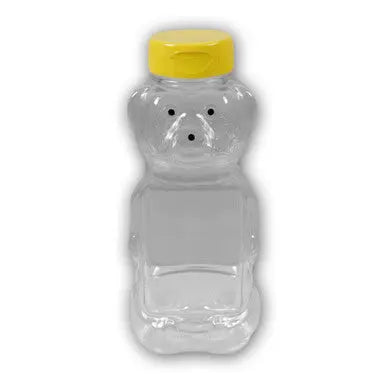 16 oz. plastic panel honey bear