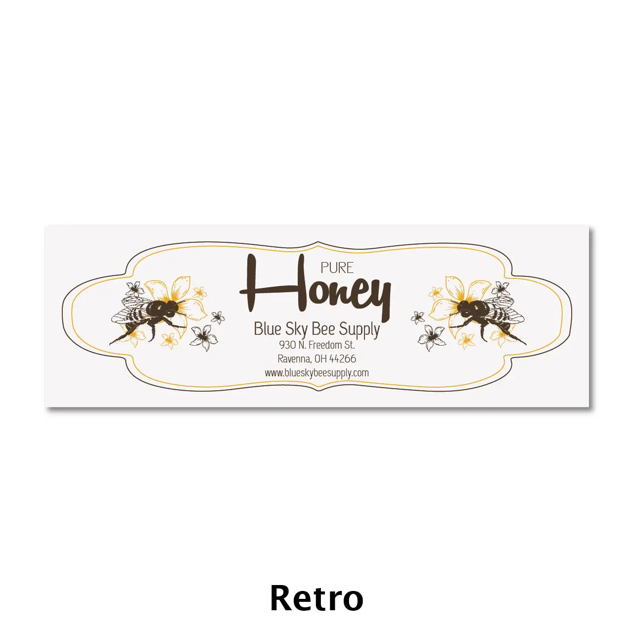 Customizable Vinyl Banner [HFS-CSBAN] Blue Sky Bee Supply