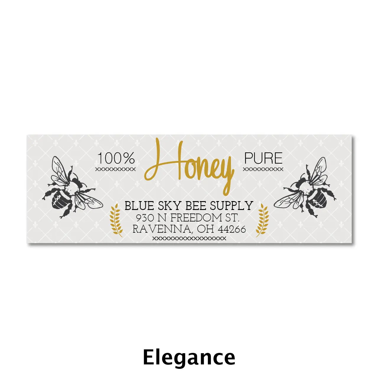 Customizable Vinyl Banner [HFS-CSBAN] Blue Sky Bee Supply