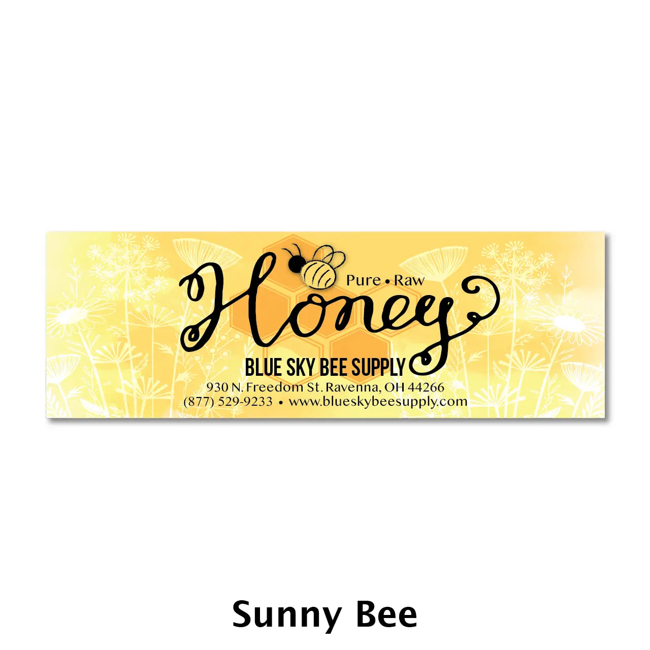 Customizable Vinyl Banner [HFS-CSBAN] Blue Sky Bee Supply