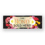 "Pure Honey Sold Here" Stock Vinyl Banner [HFS-SBAN] Blue Sky Bee Supply