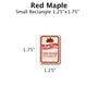 Red Maple - Customizable Label Design Blue Sky Bee Supply