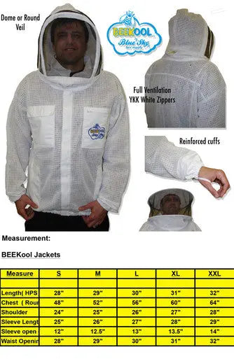 Old School SMALL BEEKool Ventilated Jacket BEEKool