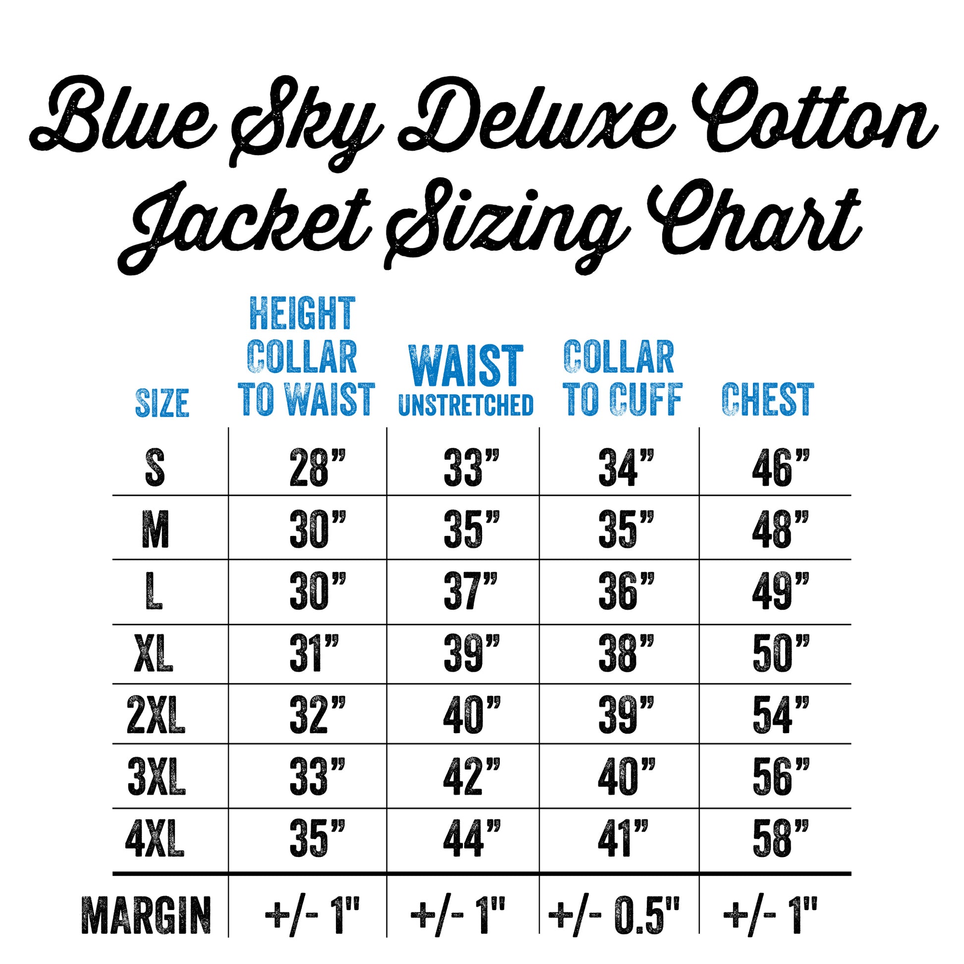 Blue Sky Deluxe Cotton Jacket [ZFJ]