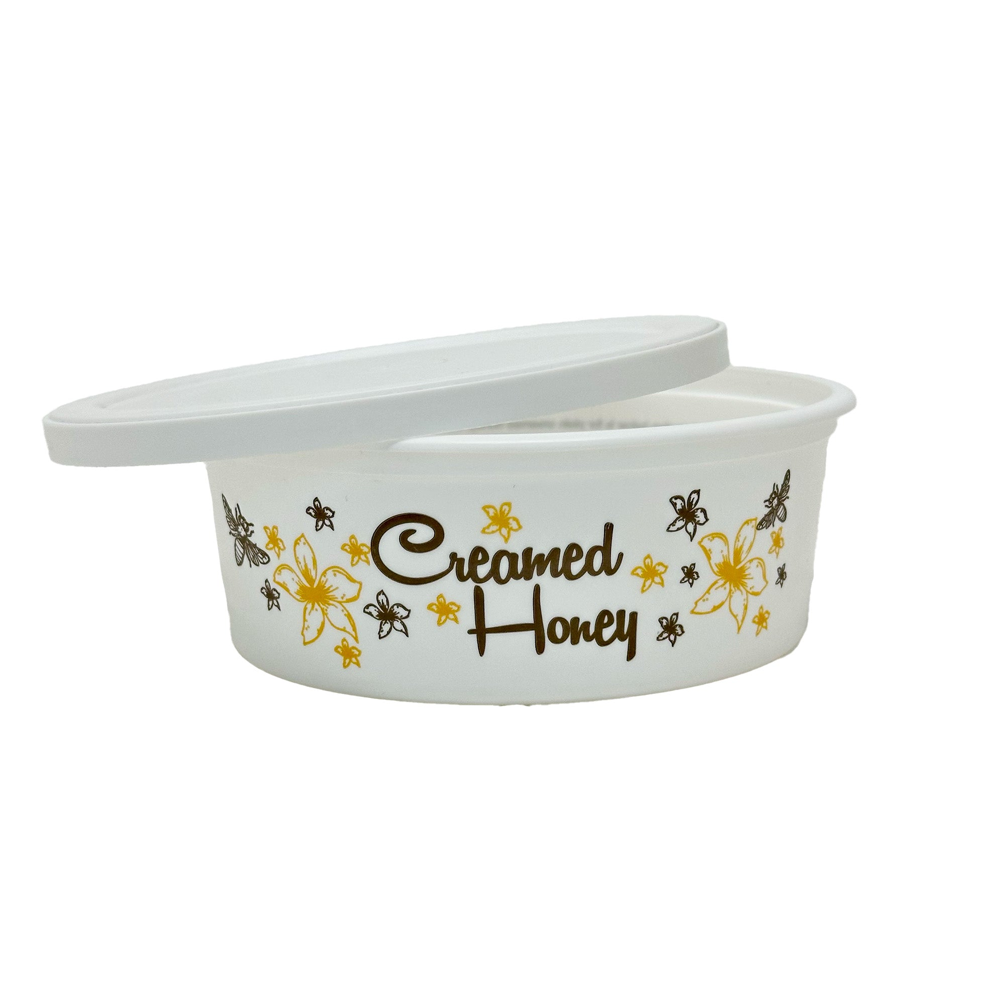 12 oz Creamed Honey Tubs (case of 100, 700 or 1,500) [CHT / CHT-12B]