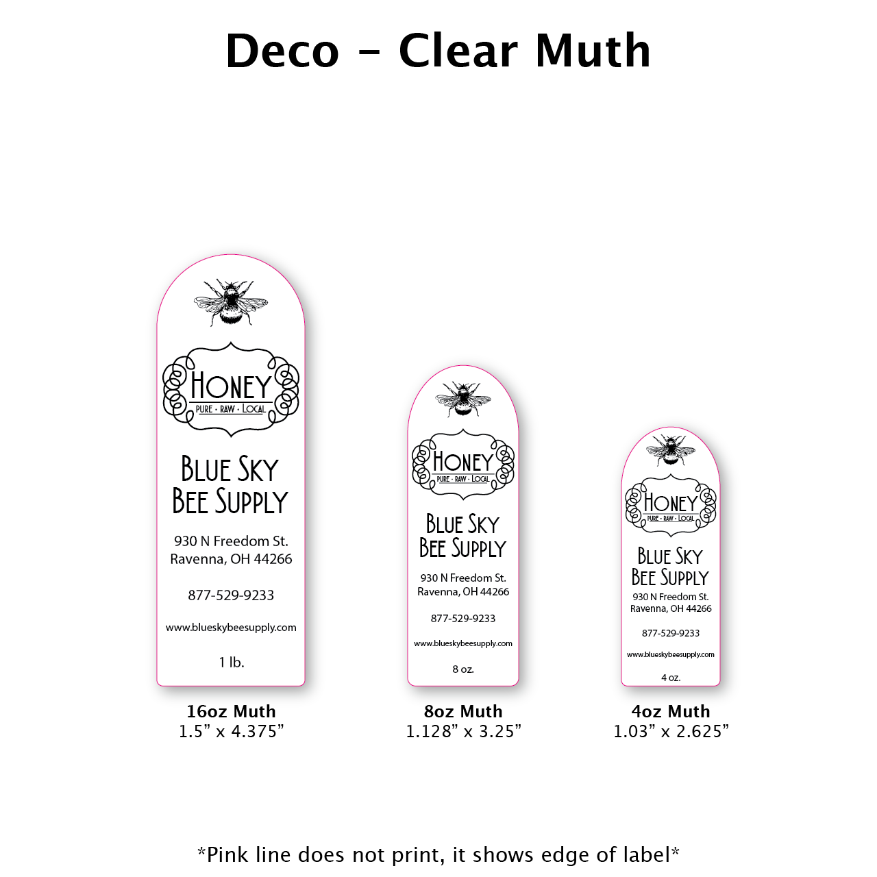 Deco - Clear Muth Label