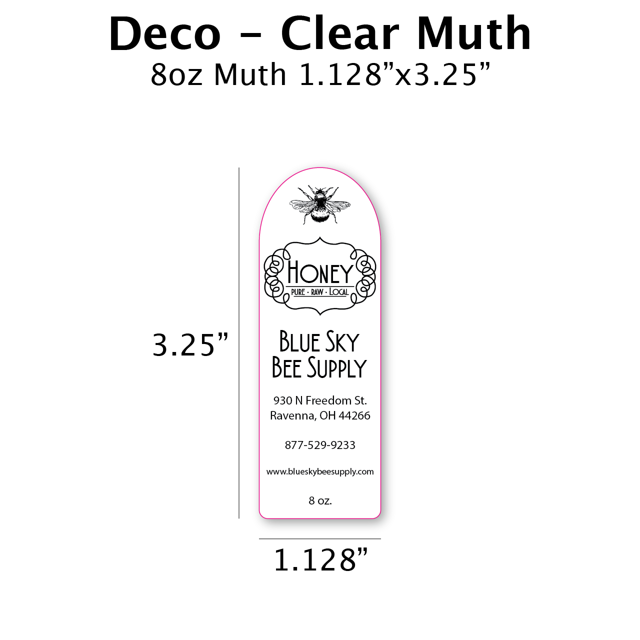 Deco - Clear Muth Label