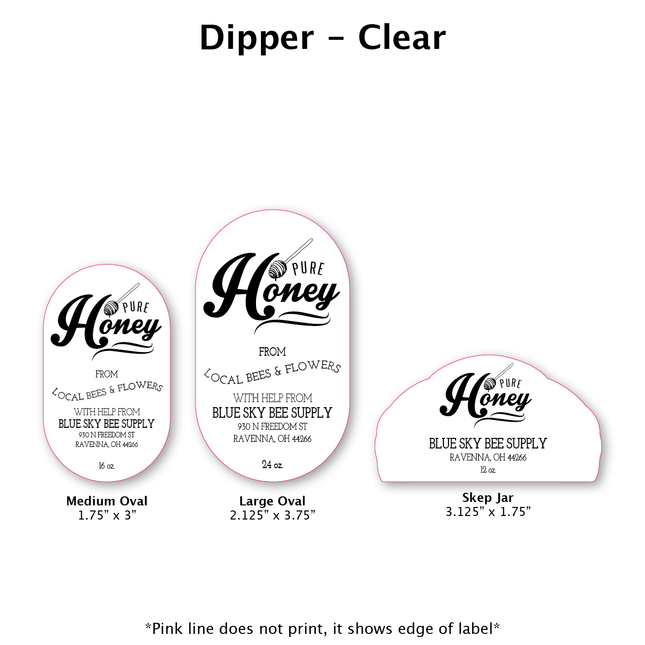 Dipper - Clear Label