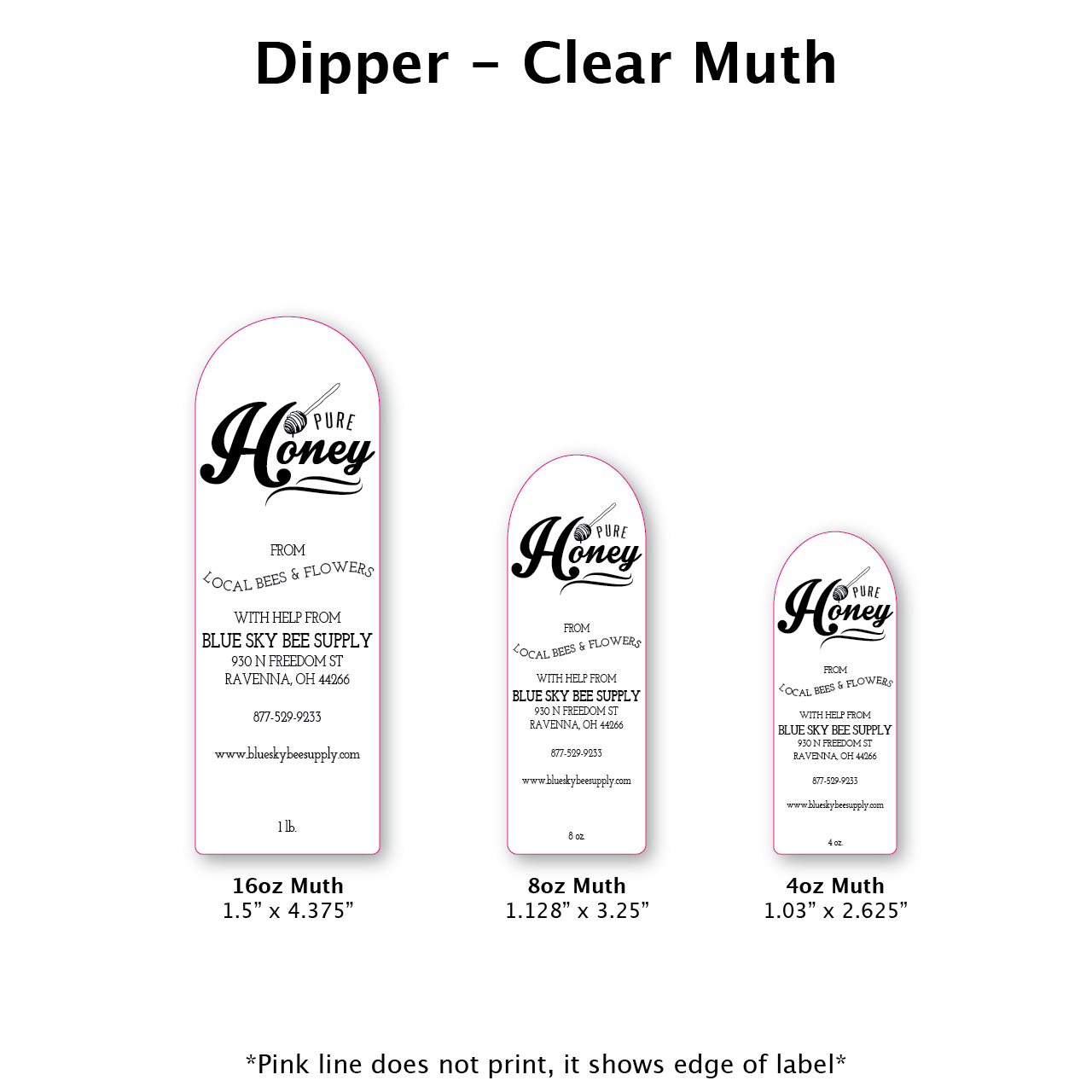 Dipper - Clear Muth Label