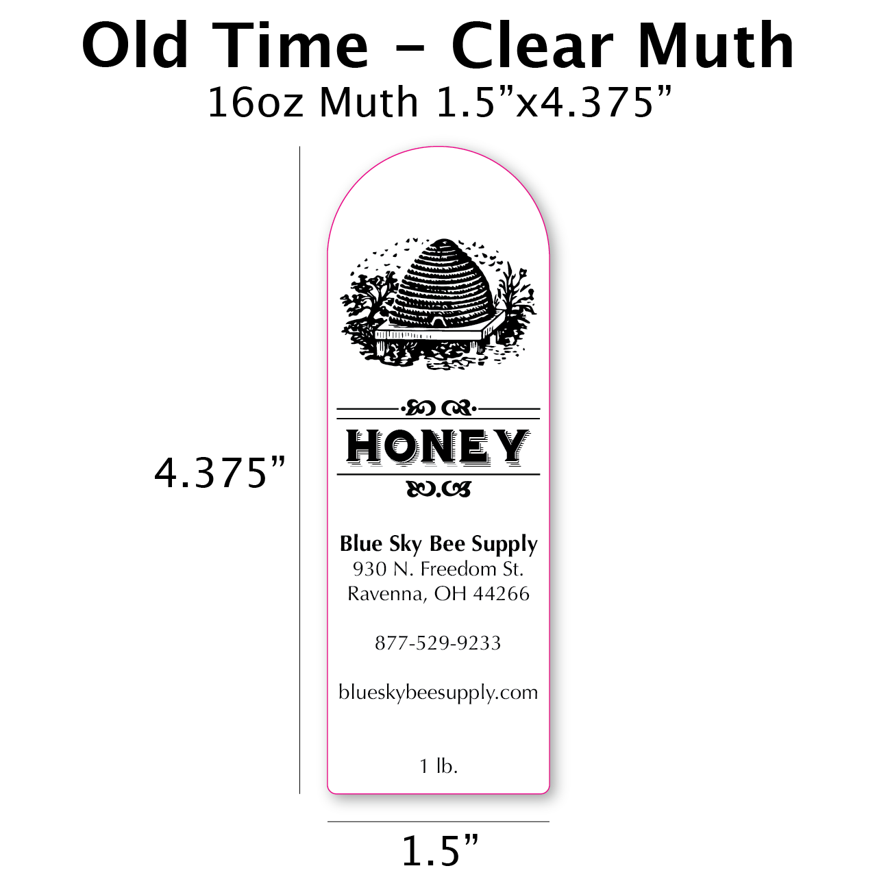 Old Time - Clear Muth Label