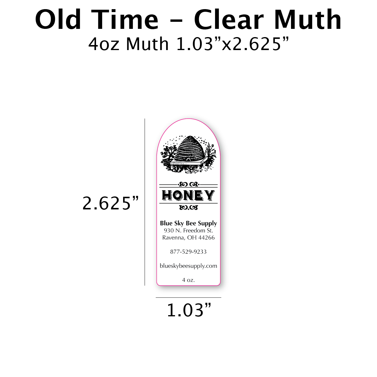 Old Time - Clear Muth Label