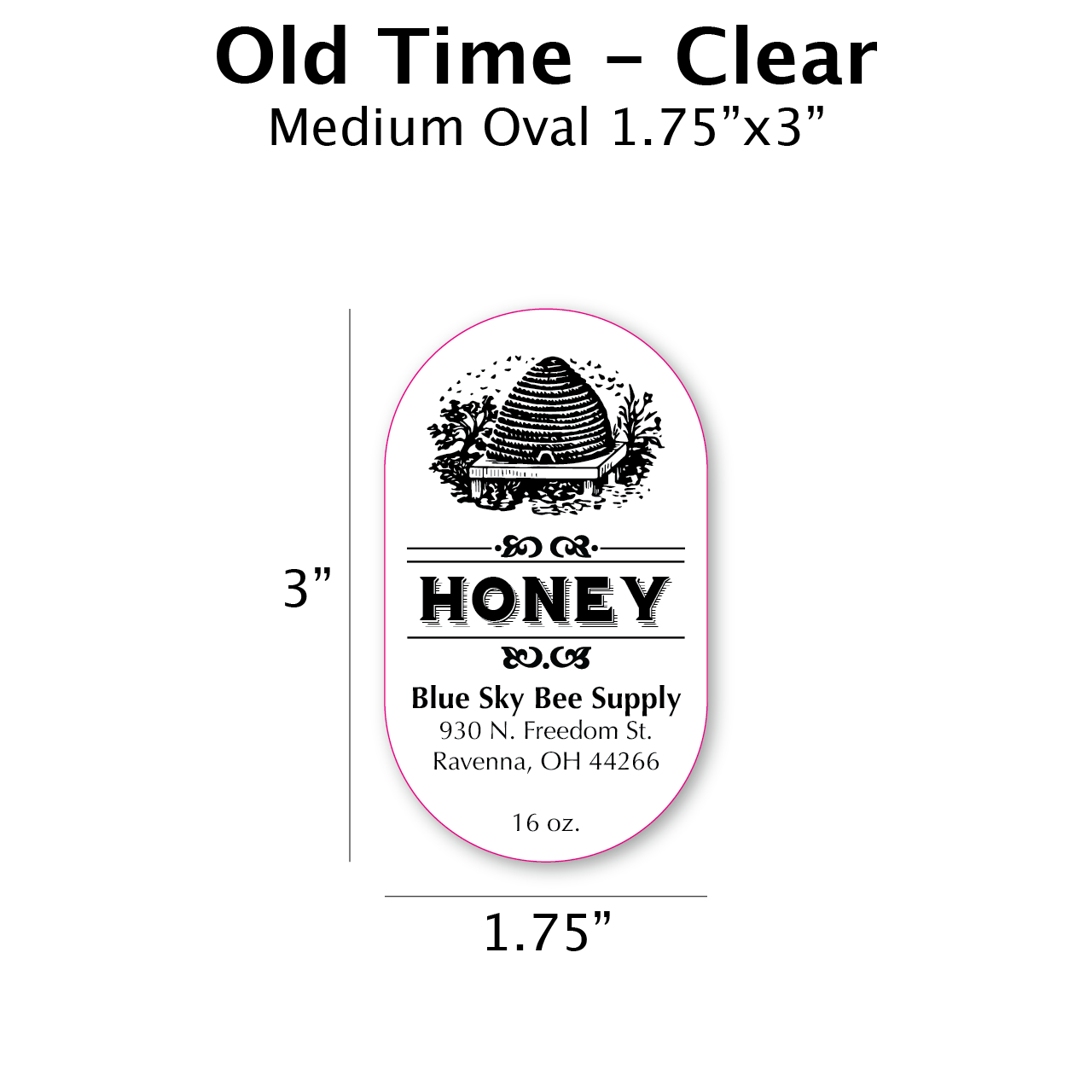 Old Time - Clear Label