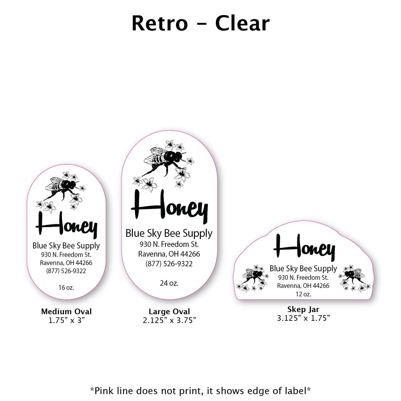 Retro - Clear Label