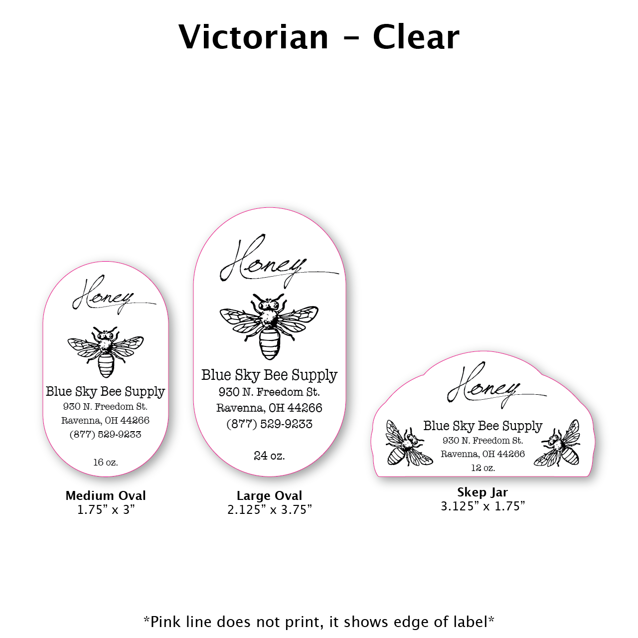 Victorian - Clear Label