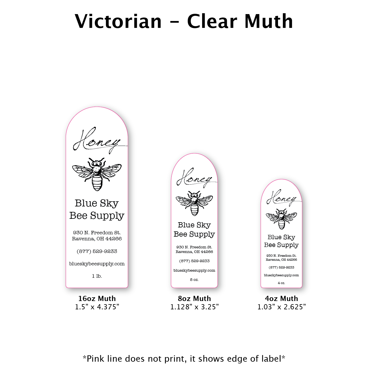 Victorian - Clear Muth Label