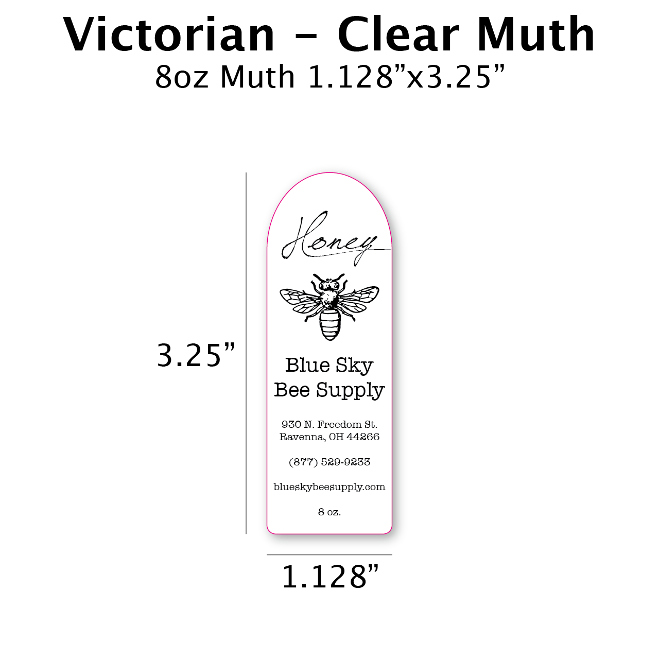 Victorian - Clear Muth Label