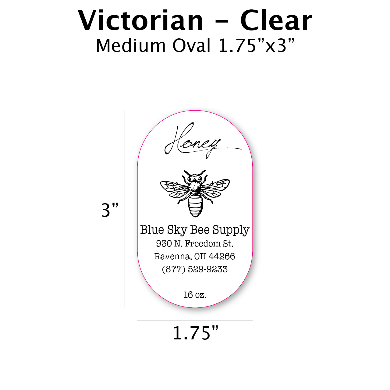 Victorian - Clear Label