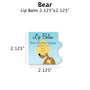 Bear - Customizable Label Design Blue Sky Bee Supply