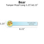 Bear - Customizable Label Design Blue Sky Bee Supply