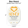 Bee Heart - Customizable Label Design Blue Sky Bee Supply