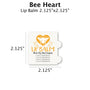 Bee Heart - Customizable Label Design Blue Sky Bee Supply