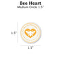 Bee Heart - Customizable Label Design Blue Sky Bee Supply