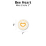 Bee Heart - Customizable Label Design Blue Sky Bee Supply