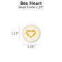 Bee Heart - Customizable Label Design Blue Sky Bee Supply