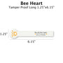 Bee Heart - Customizable Label Design Blue Sky Bee Supply