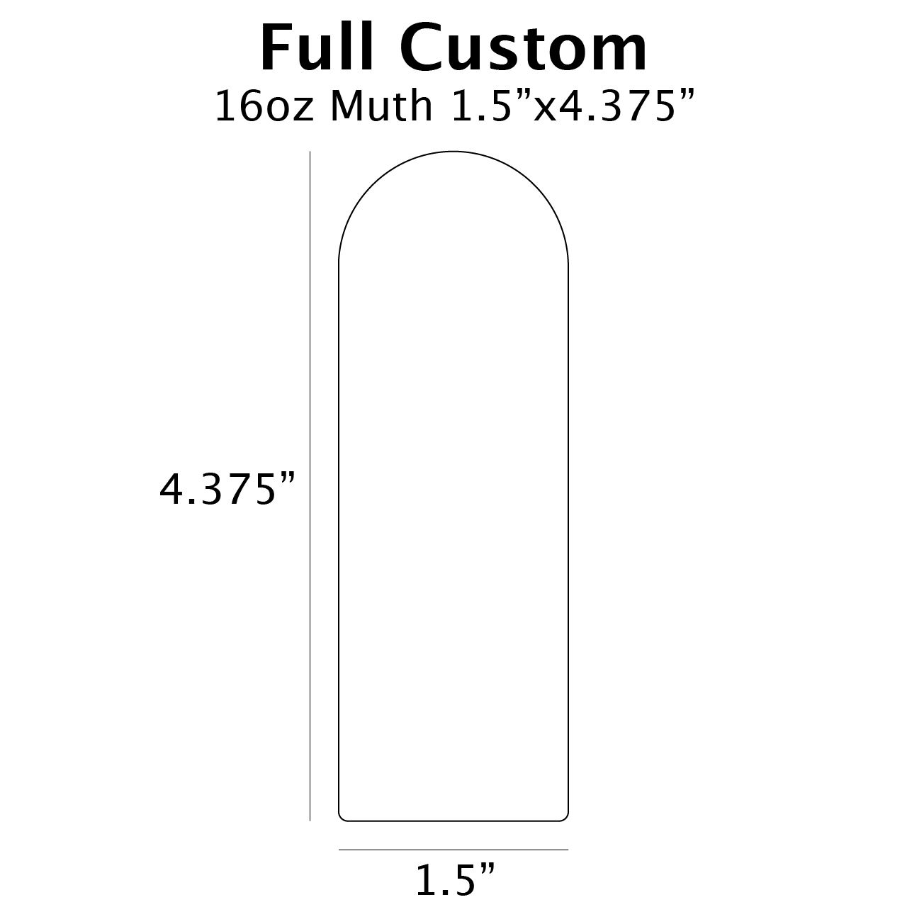 Full Custom Muth Jar Labels