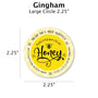 Gingham - Customizable Label Design Blue Sky Bee Supply