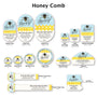 Honey Comb - Customizable Label Design Blue Sky Bee Supply