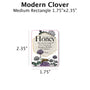 Modern Clover - Customizable Label Design Blue Sky Bee Supply