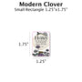 Modern Clover - Customizable Label Design Blue Sky Bee Supply