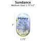 Sundance - Customizable Label Design Blue Sky Bee Supply