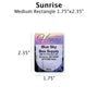 Sunrise - Customizable Label Design Blue Sky Bee Supply