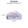 Sunrise - Customizable Label Design Blue Sky Bee Supply