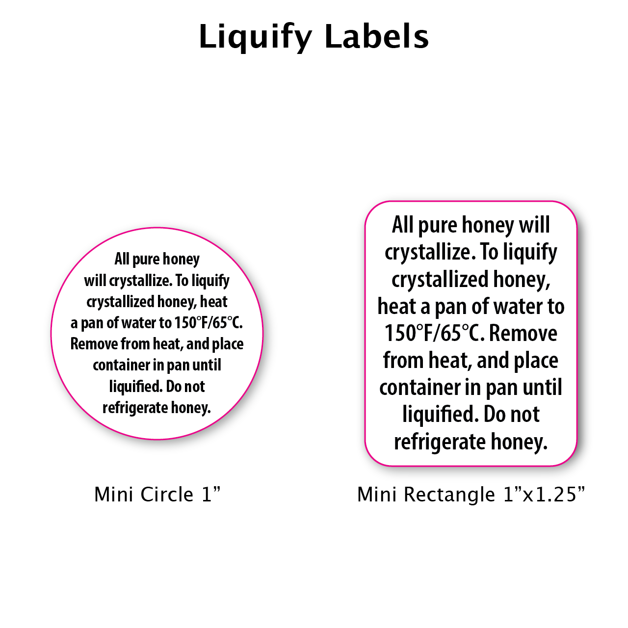 Liquify Labels (250 count roll) [LQL]