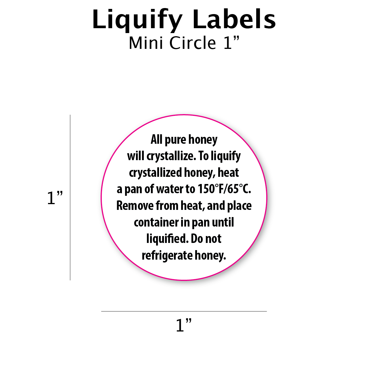 Liquify Labels (250 count roll) [LQL]