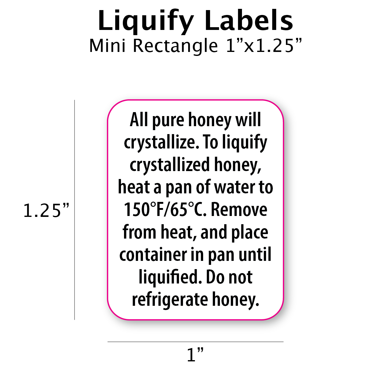 Liquify Labels (250 count roll) [LQL]