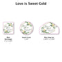 Love is Sweet Gold - Favor Label (100 Count) Blue Sky Bee Supply