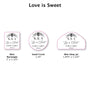 Love is Sweet - Favor Label (100 Count) Blue Sky Bee Supply