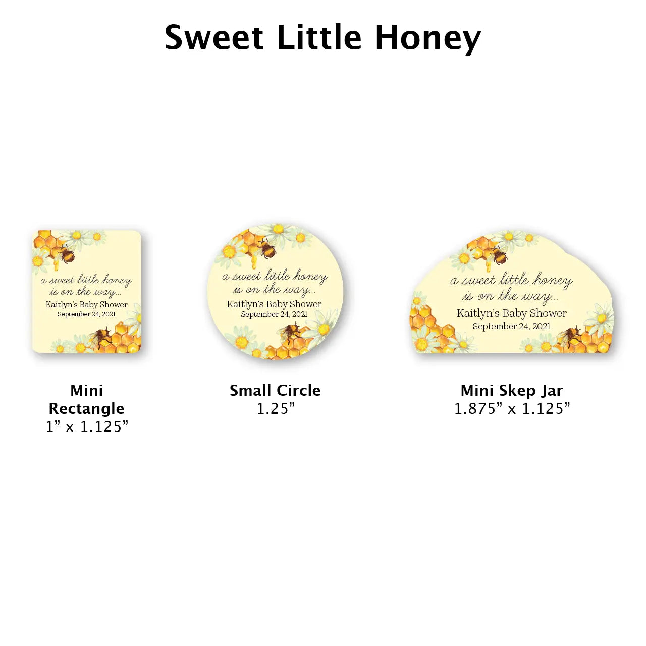 Sweet Little Honey - Favor Label (100 Count) Blue Sky Bee Supply