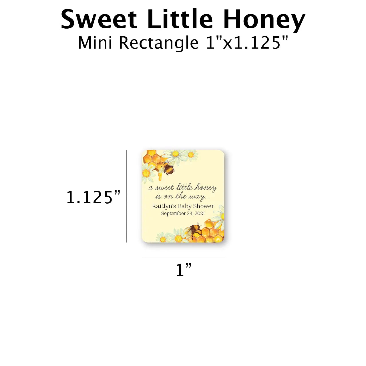 Sweet Little Honey - Favor Label (100 Count) Blue Sky Bee Supply