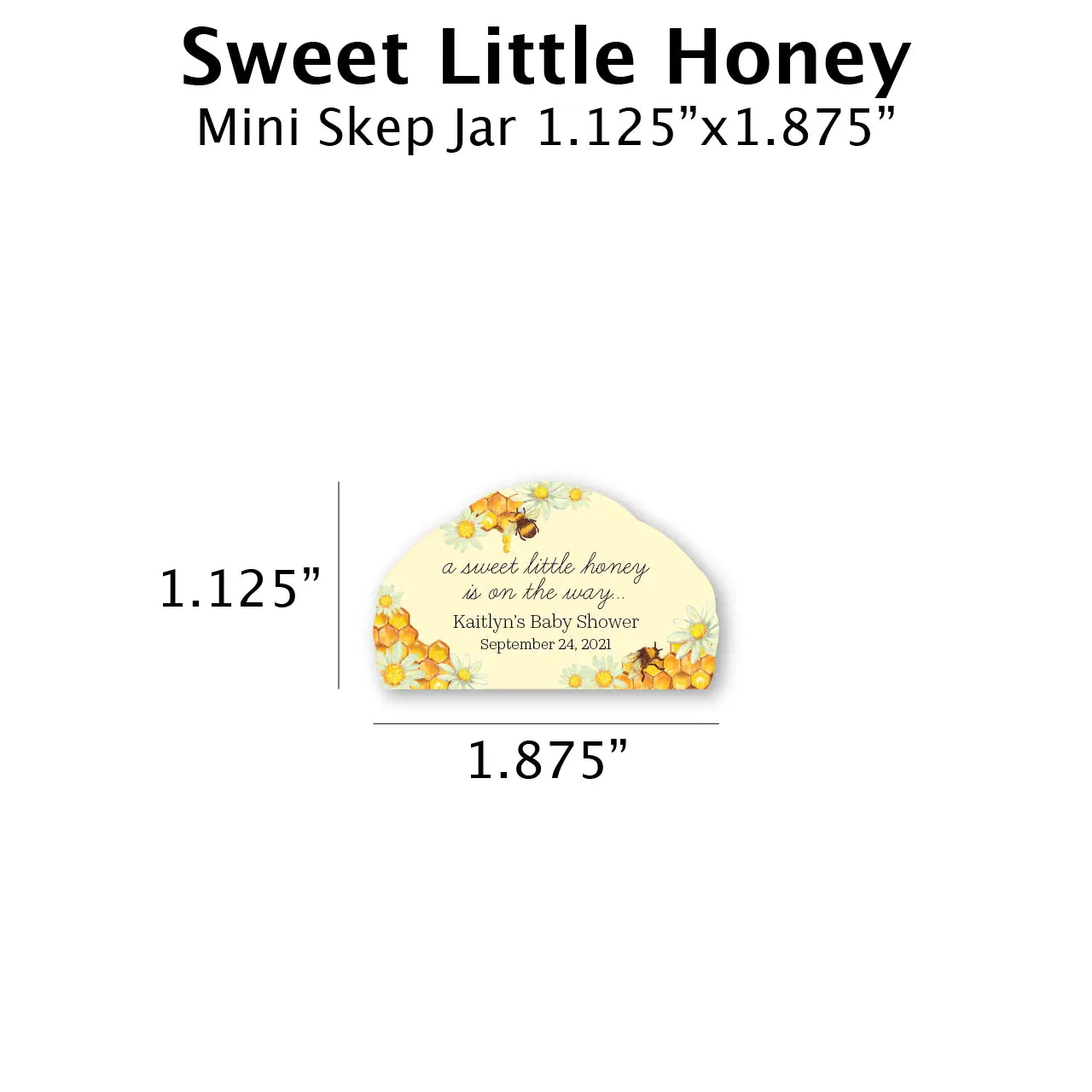 Sweet Little Honey - Favor Label (100 Count) Blue Sky Bee Supply