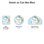 Sweet as Can Bee Blue - Favor Label (100 Count) Blue Sky Bee Supply