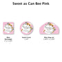 Sweet as Can Bee Pink - Favor Label (100 Count) Blue Sky Bee Supply