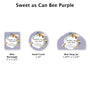 Sweet as Can Bee Purple - Favor Label (100 Count) Blue Sky Bee Supply